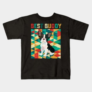 Best Buddy French Bulldogs Kids T-Shirt